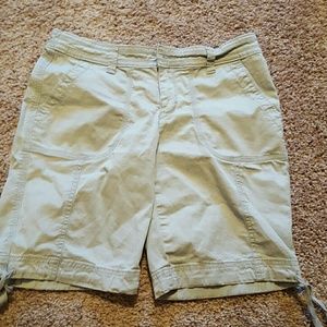 Grey cargo shorts